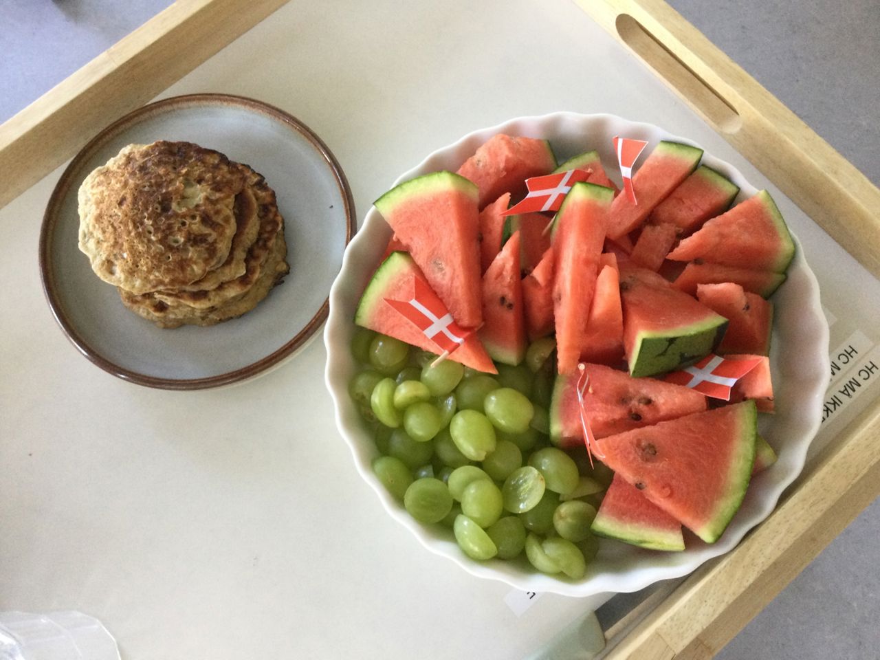 Snacks i Tjærbyvejens Vuggestue